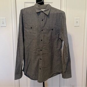 Denim & Supply Ralph Lauren Men's Charcoal Button-Down Shirt